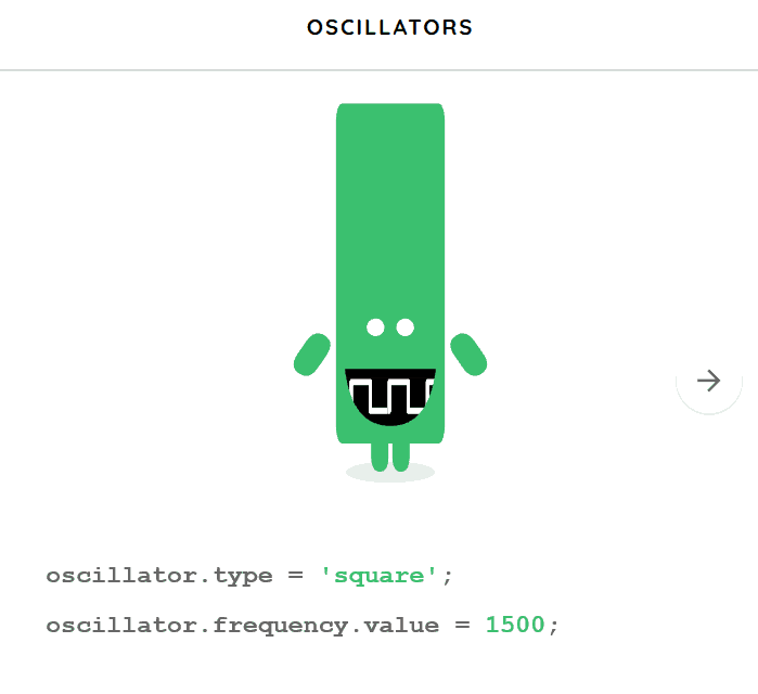 Oscillators music game online