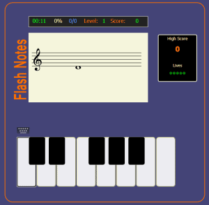 flash notes keyboard music games online
