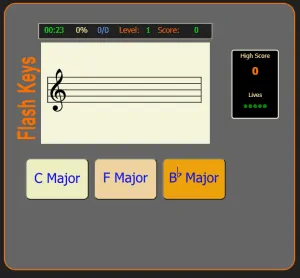 flash key signature music game online