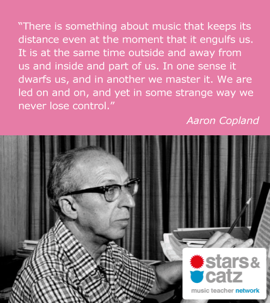 Aaron Copland Music Quote Image