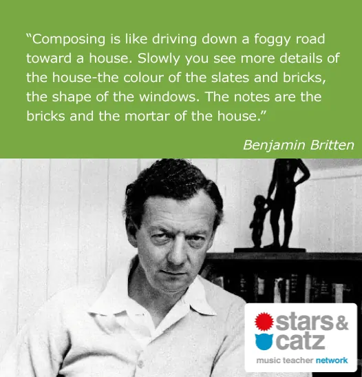 Benjamin Britten Music Quote