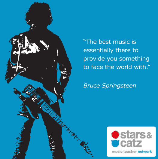 Bruce Springsteen Music Quote