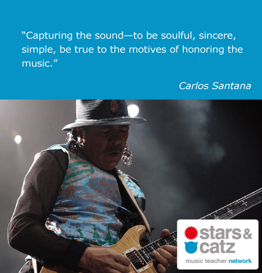 Carlos Santana Music Quote