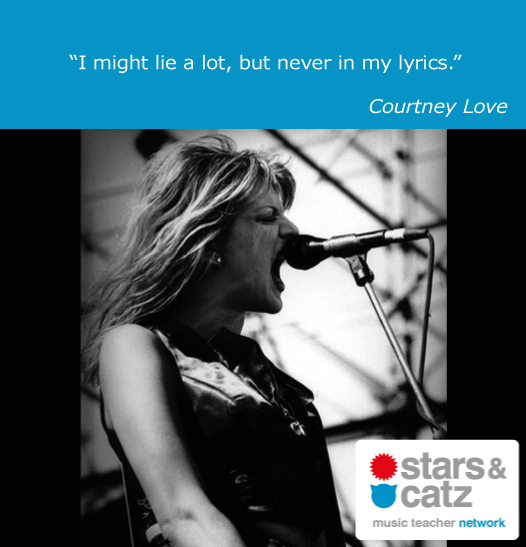 Courtney Love Music Quote