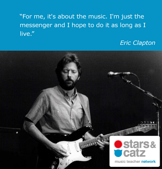 Eric Clapton Music Quote