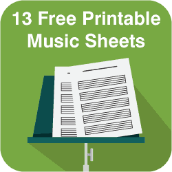 Simplificar pirámide dirección 13 Blank Music Sheets | Printable Templates | Stars & Catz