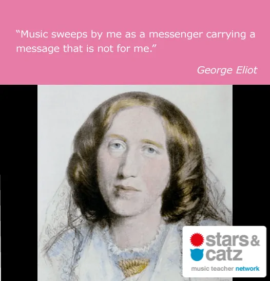 George Eliot Music Quote