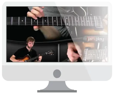 Video guitar courses display image from Jamplay