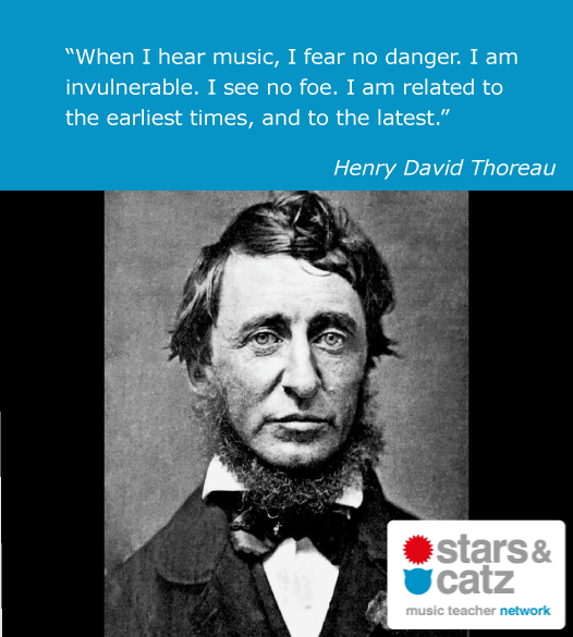 Henry David Thoreau Music Quote 1 Image