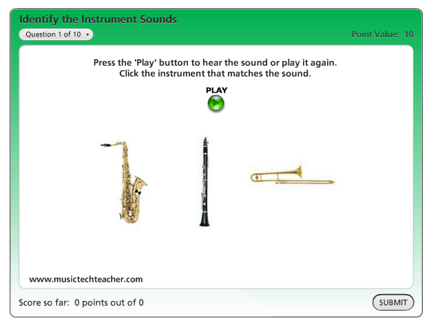 Identify The Instrument Sounds