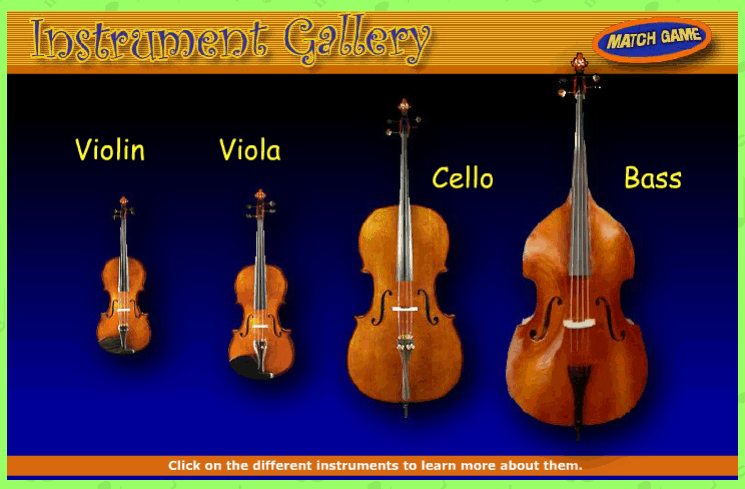 Instrument Gallery String Instruments music game online