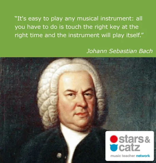 Johann Sebastian Bach Music Quote