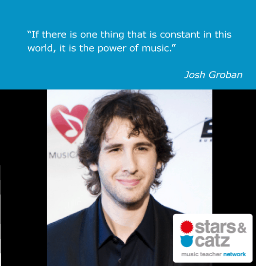 Josh Groban Music Quote Image