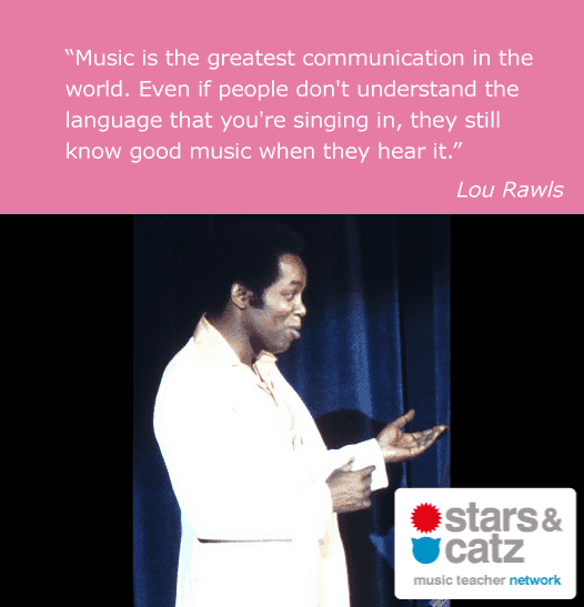 Lou Rawls Music Quote