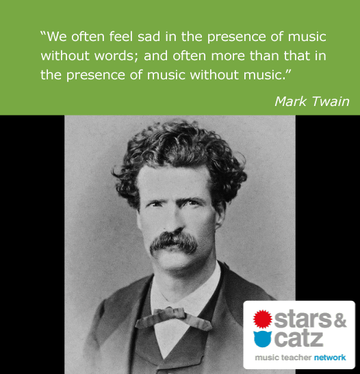 Mark Twain Music Quote 2 Image