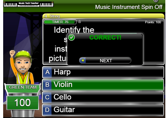 Music Instrument Spin Off music game online