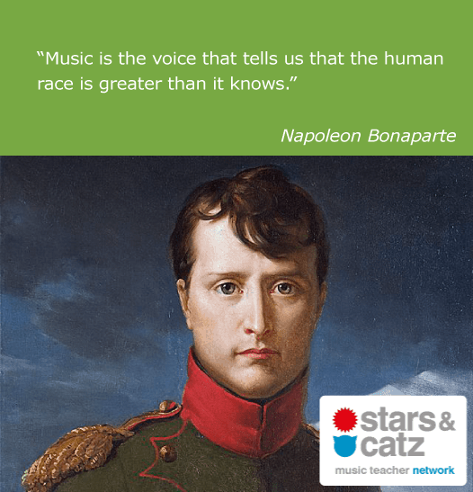Napoleon Bonaparte Music Quote Image