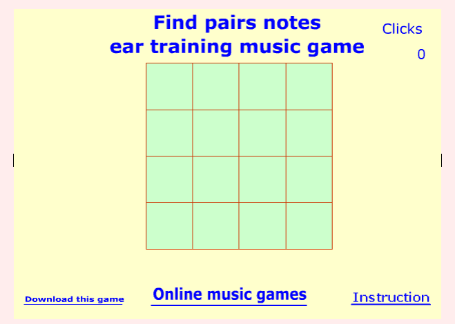 Note pair music game online