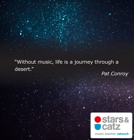 Pat Conroy Music Quote Image