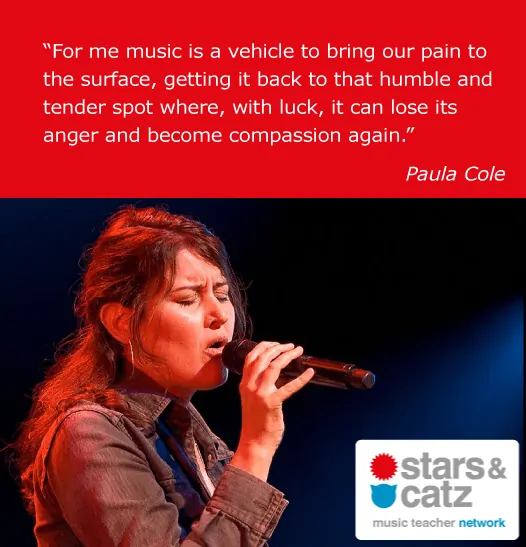 Paula Cole Music Quote