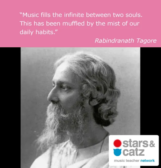 Rabindranath Tagore Music Quote