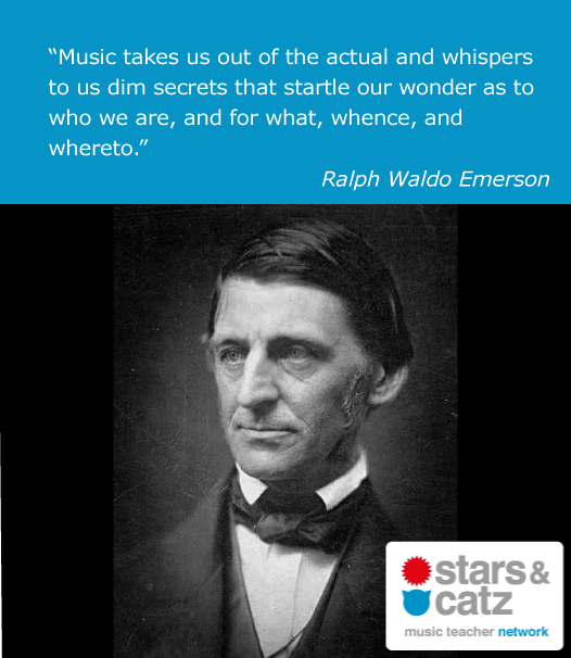Ralph Waldo Emerson Music Quote Image