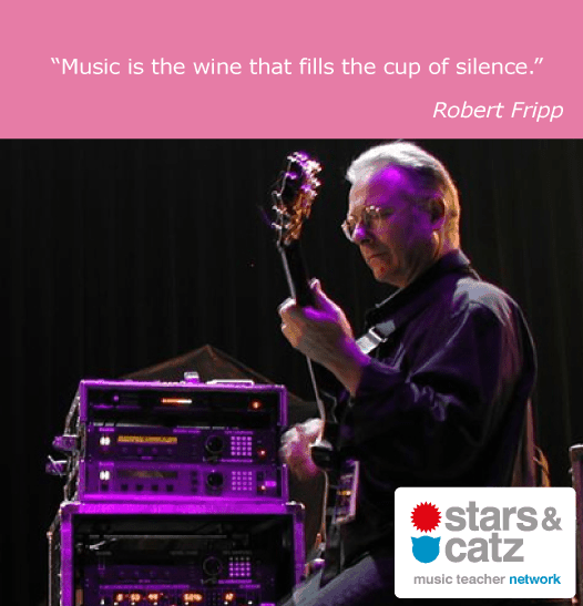 Robert Fripp Music Quote