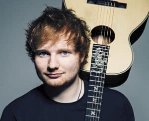 Ed Sheeran with guitar