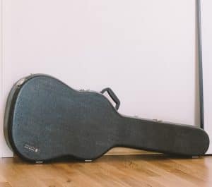 Guitar care tip showing travel with a hard case