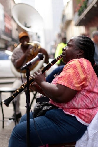 clarinet sitting