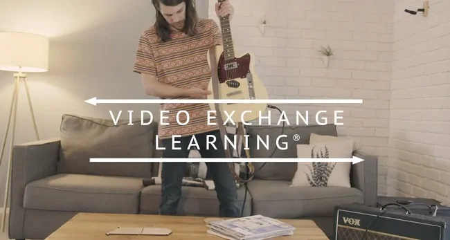 Screenshot of ArtistWorks video exchange learning system