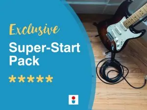 Online guitar lessons Super-Start Pack